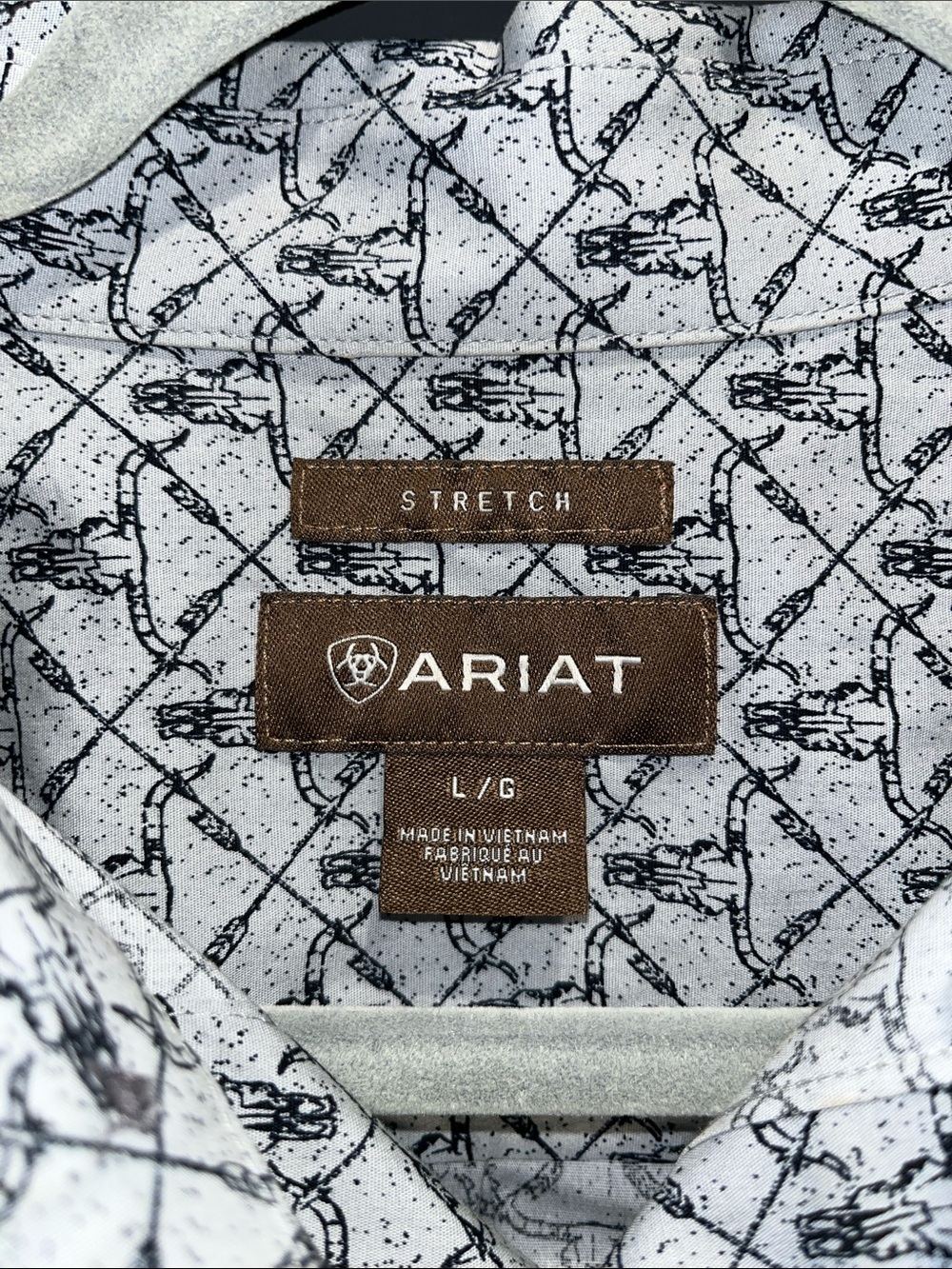 Ariat Kale Stretch Classic Long-sleeve Pearl Button Shirt - Picture 5 of 6